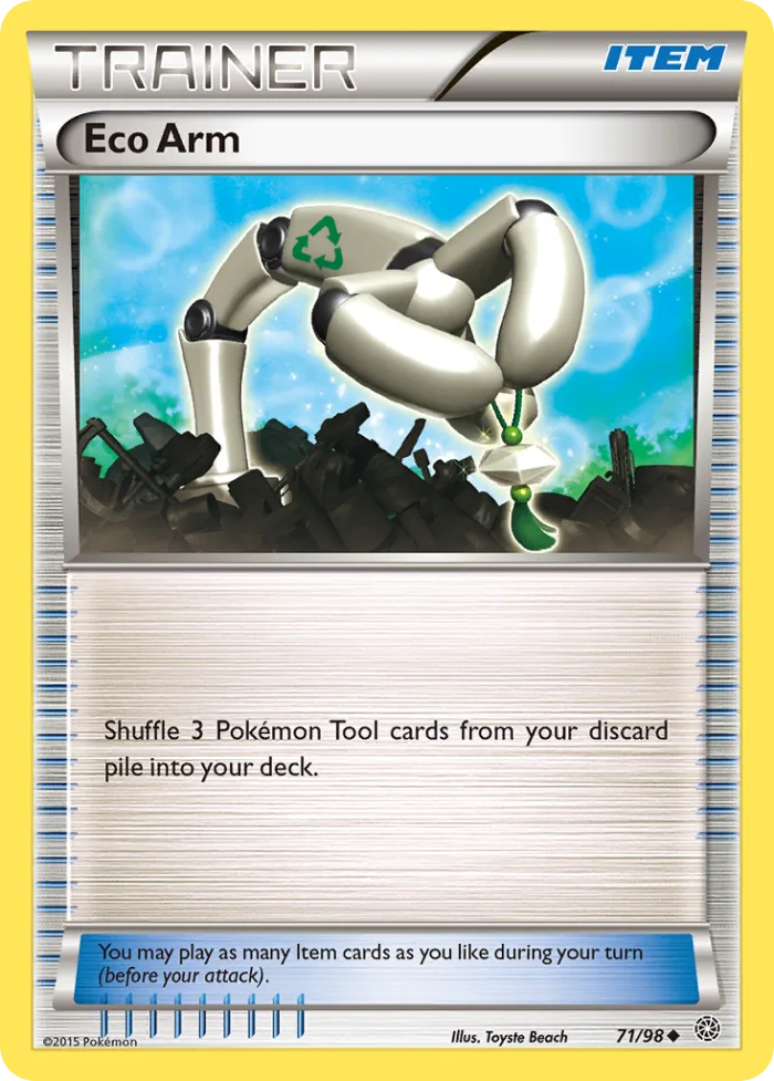 Eco Arm #71 Ancient Origins Pokemon card