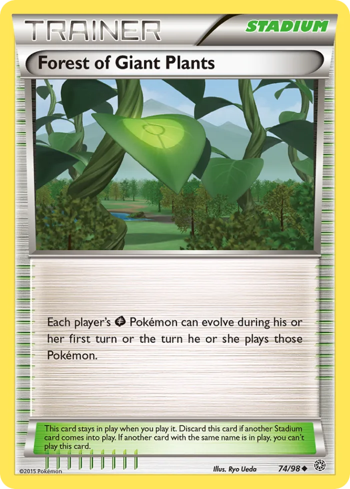 Forest of Giant Plants #74 Ancient Origins Pokemon card