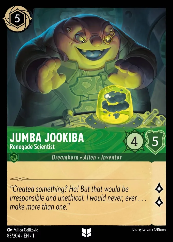 Jumba Jookiba #83 The First Chapter Disney Lorcana card