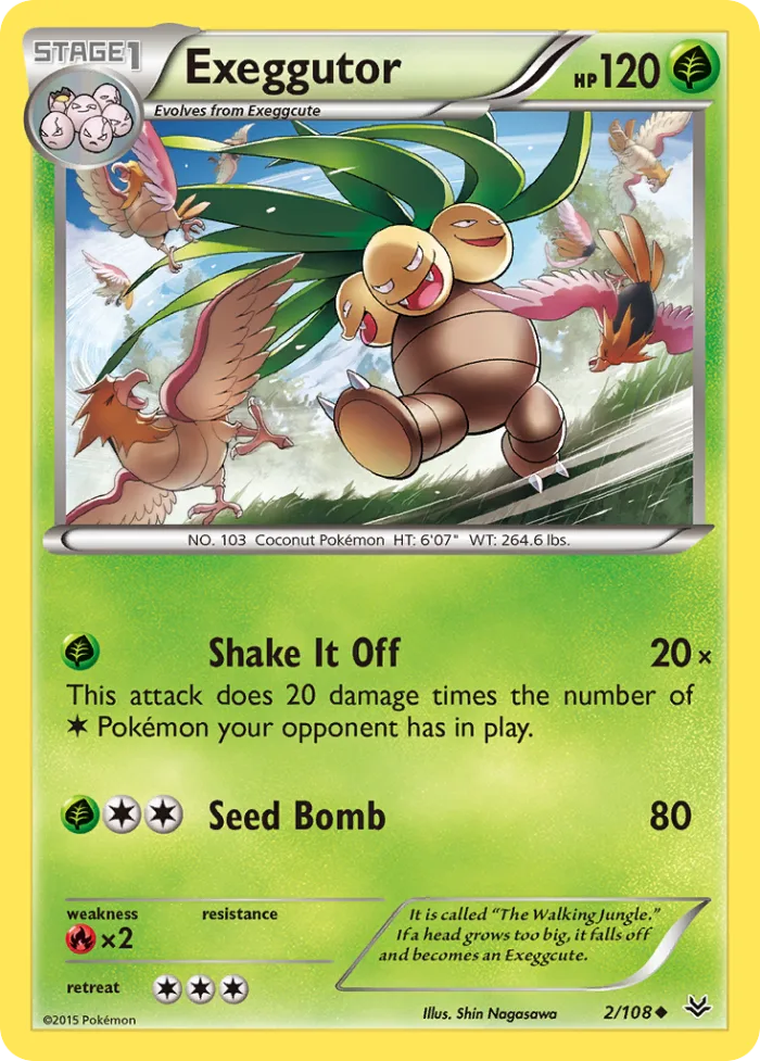 Exeggutor #2 Roaring Skies Pokemon card
