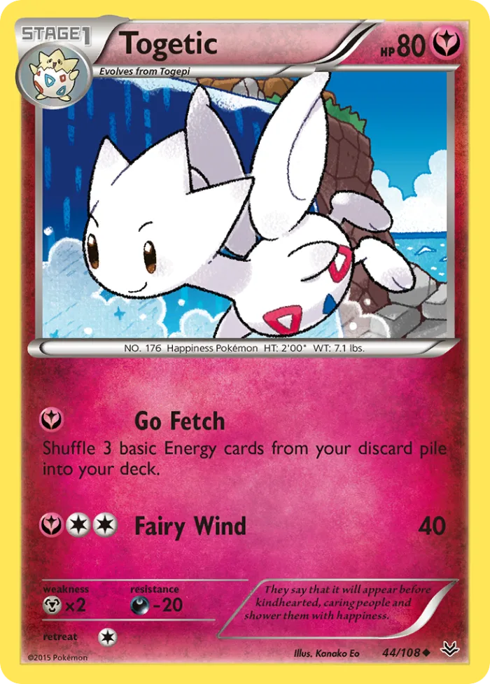 Togetic #44 Roaring Skies Pokemon card