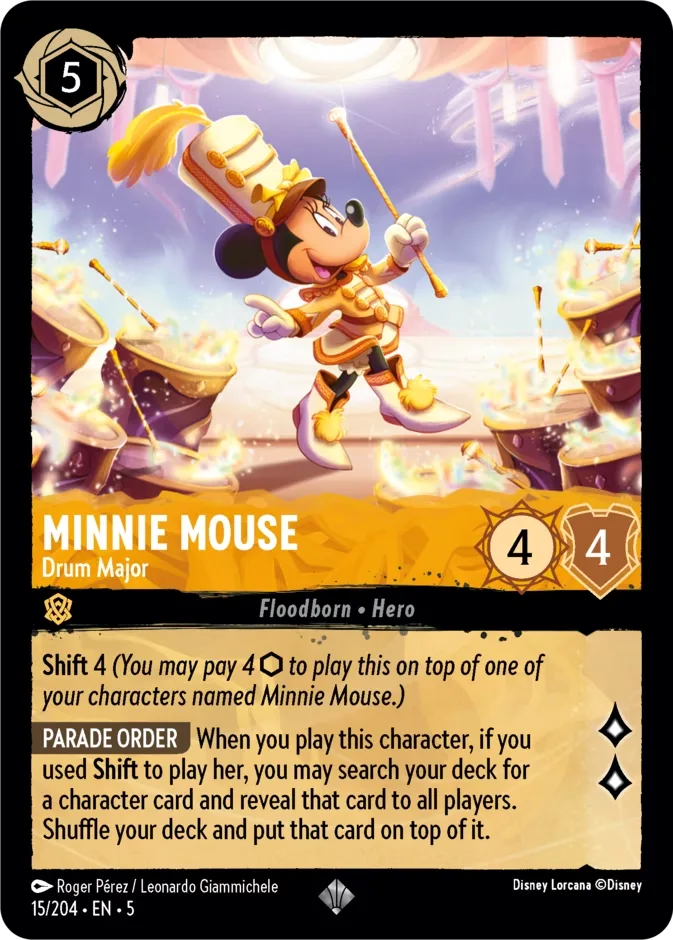 Minnie Mouse #15 Shimmering Skies Disney Lorcana card