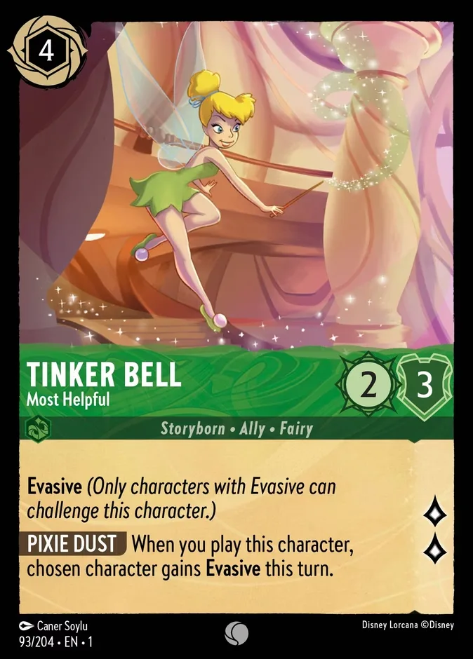 Tinker Bell #93 The First Chapter Disney Lorcana card