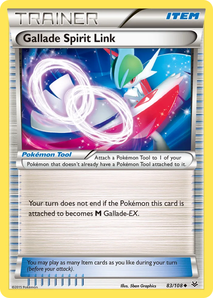Gallade Spirit Link #83 Roaring Skies Pokemon card