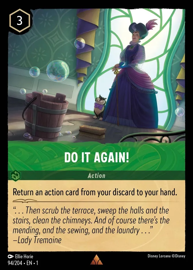 Do It Again! #94 The First Chapter Disney Lorcana card