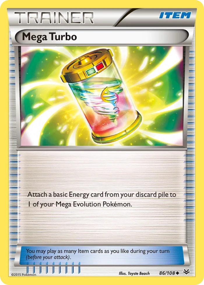 Mega Turbo #86 Roaring Skies Pokemon card