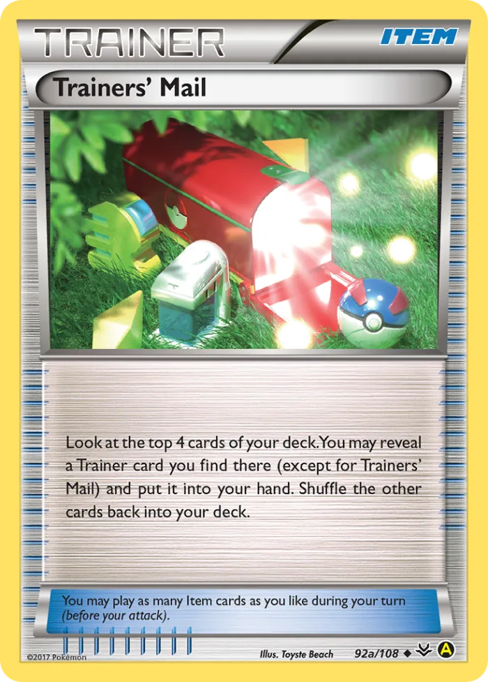 Trainers' Mail #92a Roaring Skies Pokemon card