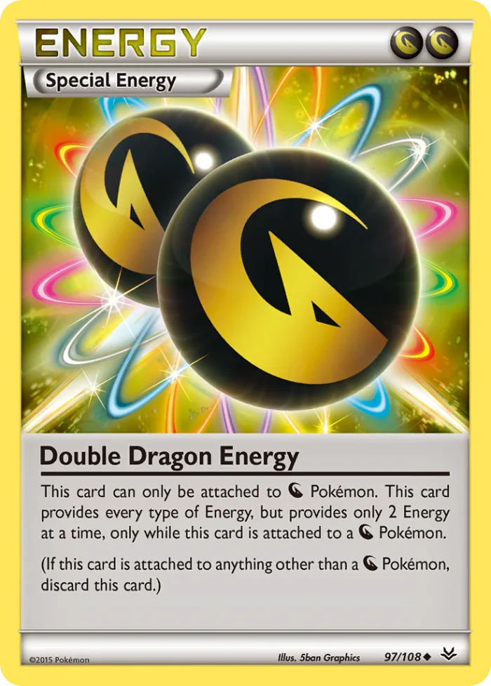 Double Dragon Energy #97 Roaring Skies Pokemon card