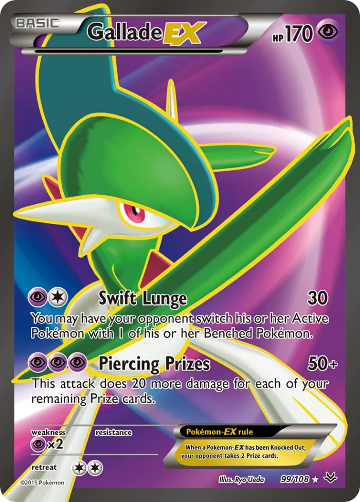 Gallade-EX #99 Roaring Skies Pokemon card