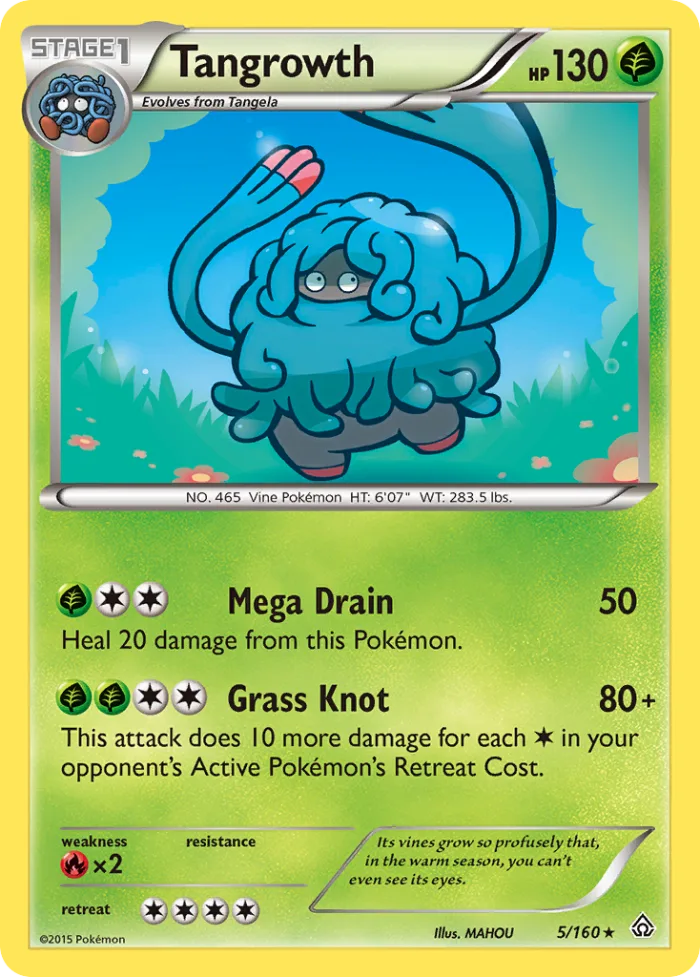 Tangrowth #5 Primal Clash Pokemon card