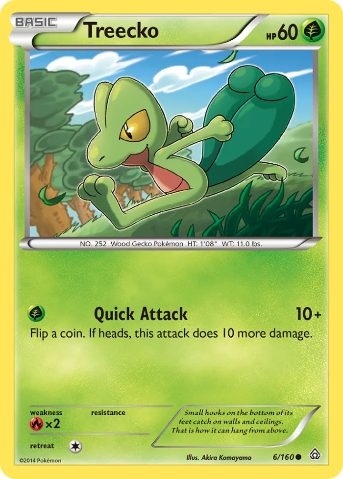 Treecko #6 Primal Clash Pokemon card