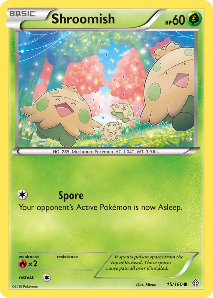 Shroomish #15 Primal Clash Pokemon card