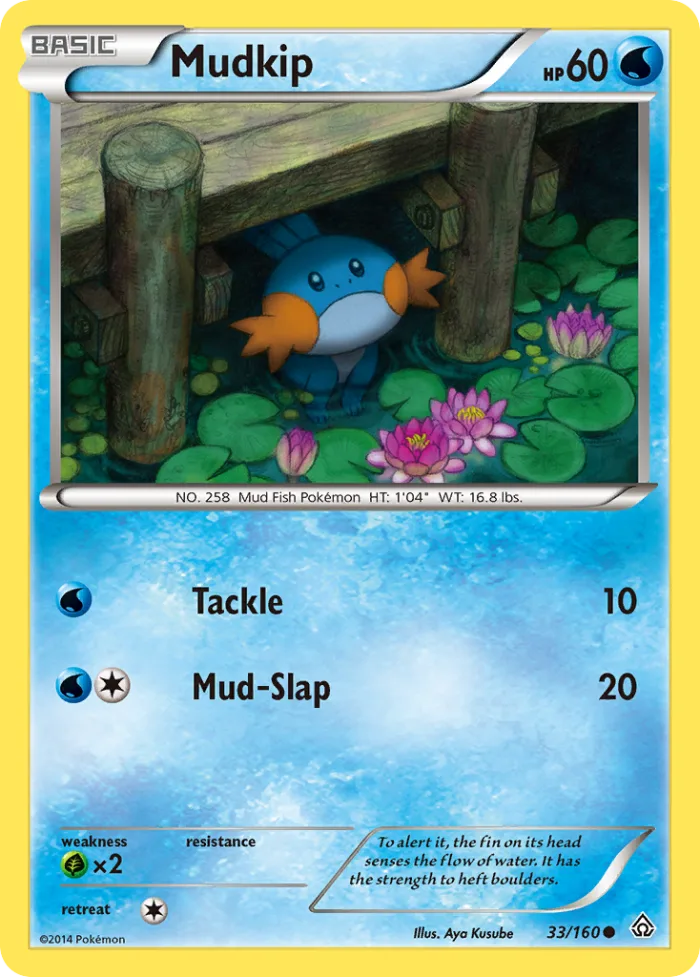 Mudkip #33 Primal Clash Pokemon card