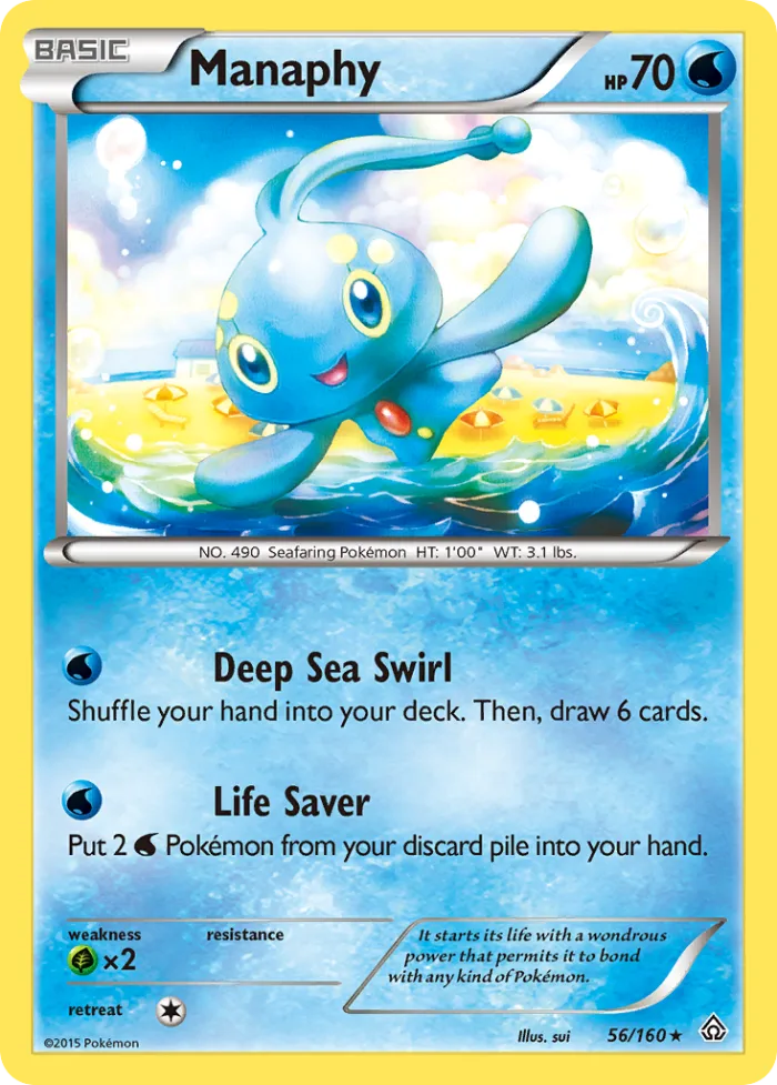 Manaphy #56 Primal Clash Pokemon card