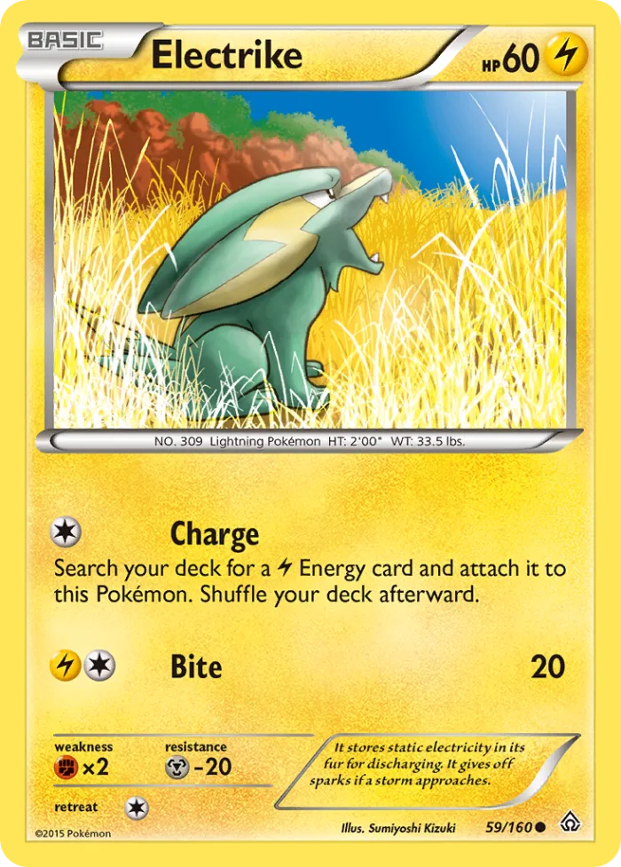 Electrike #59 Primal Clash Pokemon card