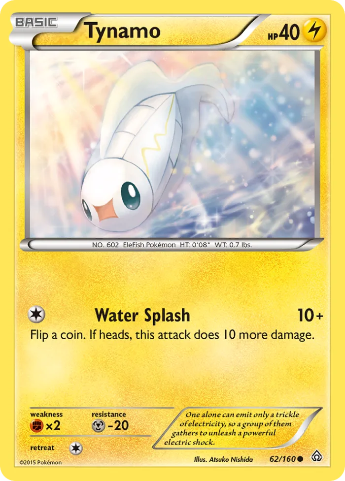 Tynamo #62 Primal Clash Pokemon card