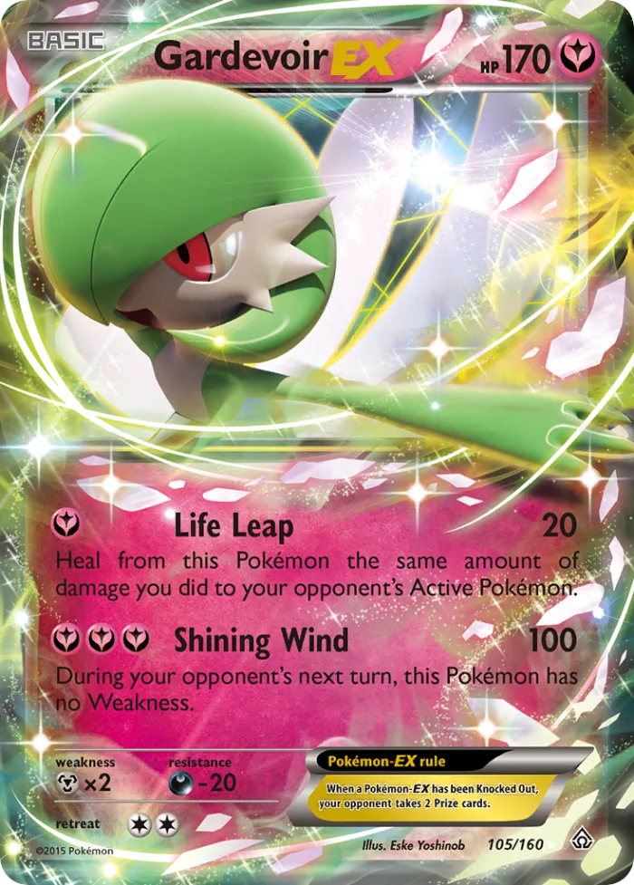 Gardevoir-EX #105 Primal Clash Pokemon card