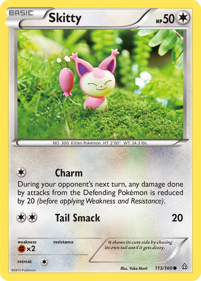 Skitty #113 Primal Clash Pokemon card