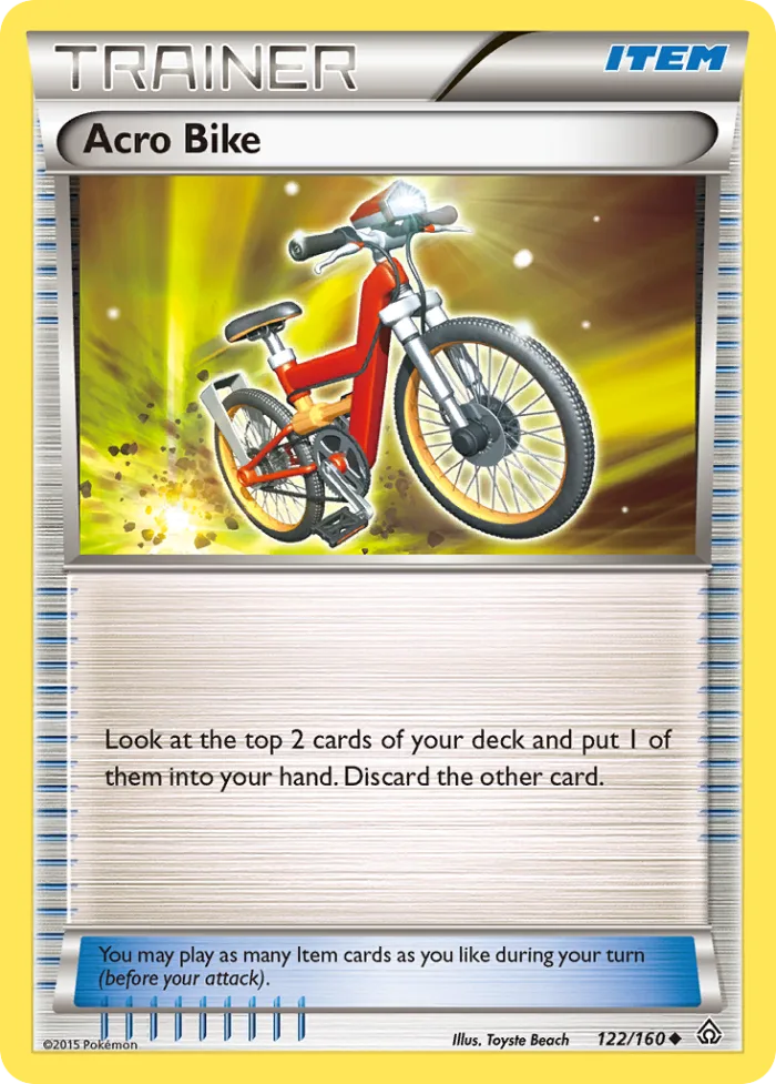Acro Bike #122 Primal Clash Pokemon card