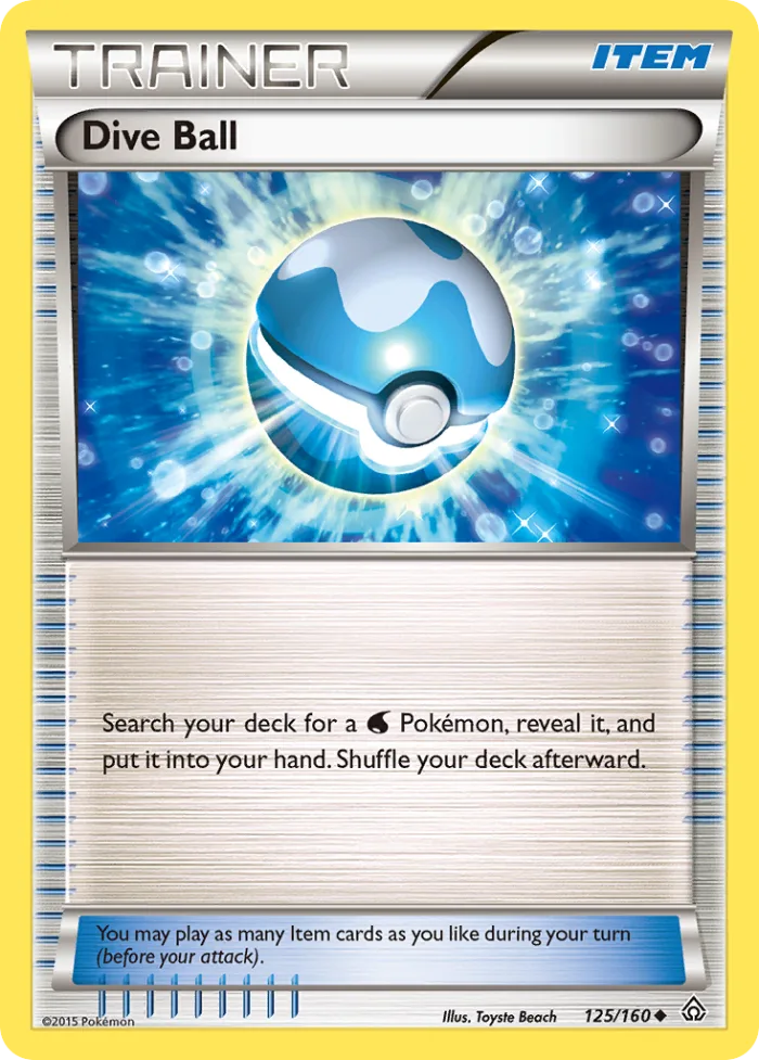 Dive Ball #125 Primal Clash Pokemon card