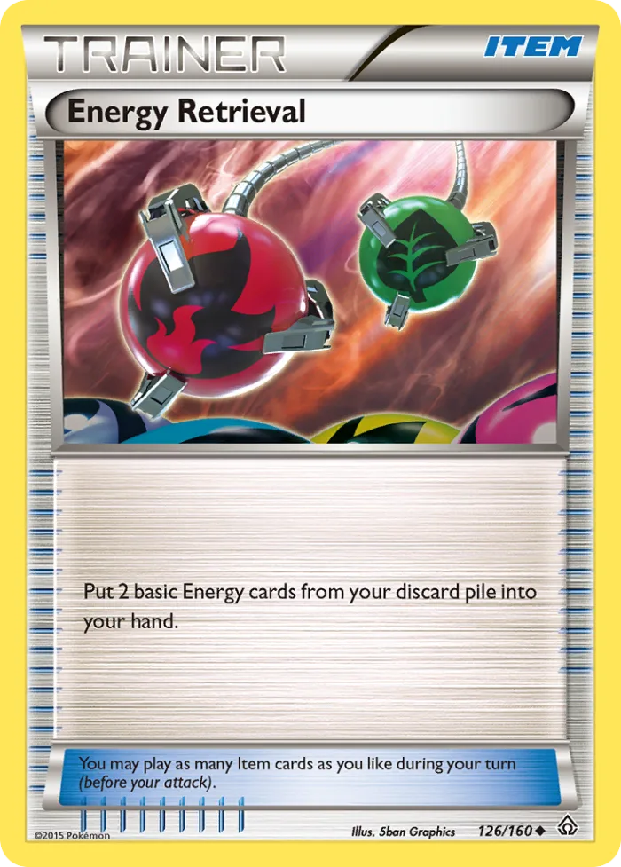 Energy Retrieval #126 Primal Clash Pokemon card