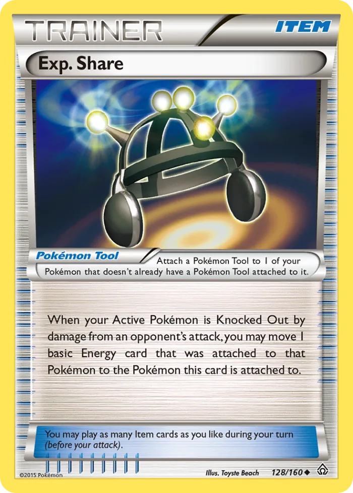 Exp. Share #128 Primal Clash Pokemon card