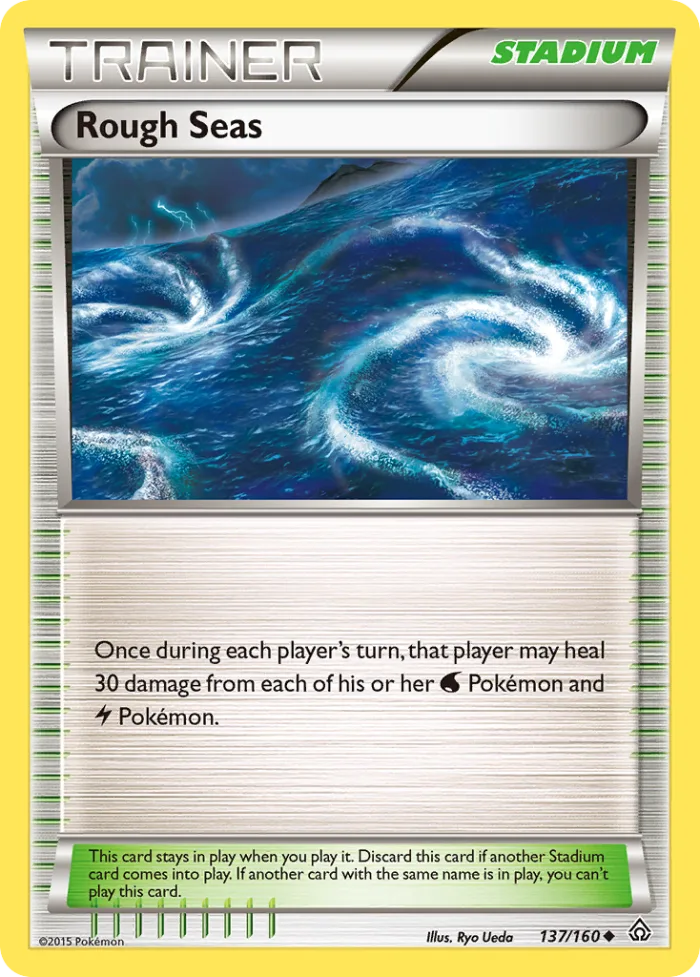 Rough Seas #137 Primal Clash Pokemon card