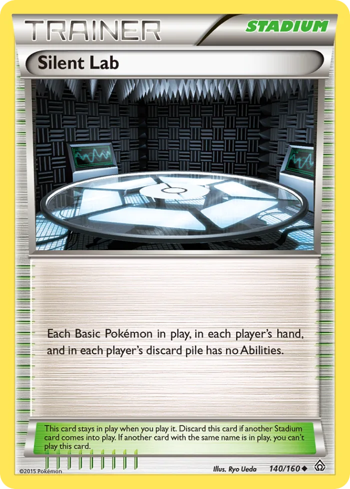 Silent Lab #140 Primal Clash Pokemon card