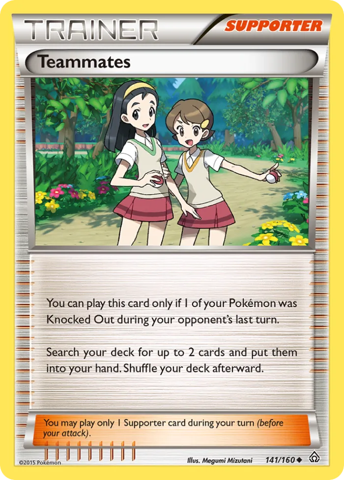 Teammates #141 Primal Clash Pokemon card