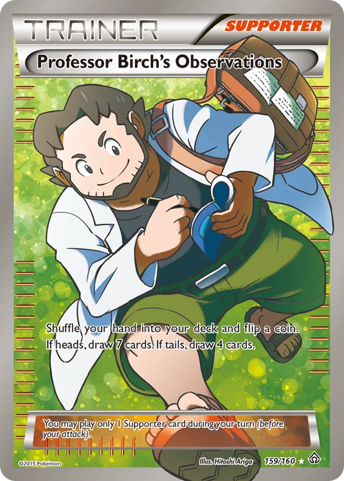 Professor Birch's Observations #159 Primal Clash Pokemon card