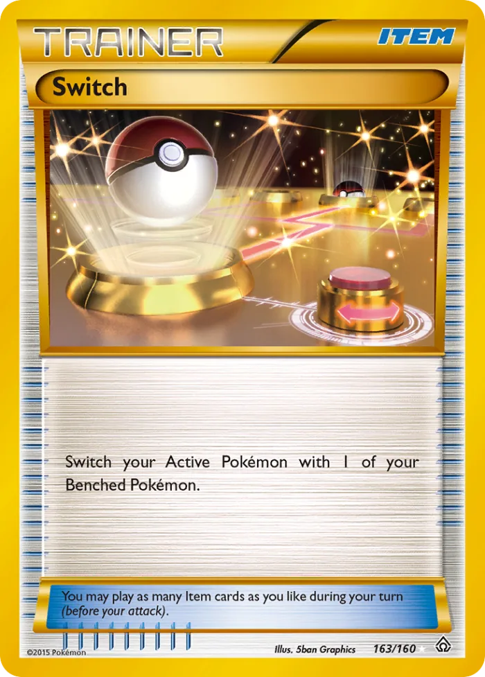 Switch #163 Primal Clash Pokemon card