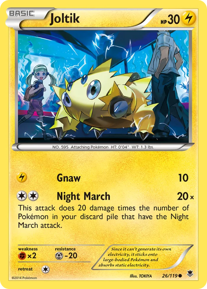 Joltik #26 Phantom Forces Pokemon card