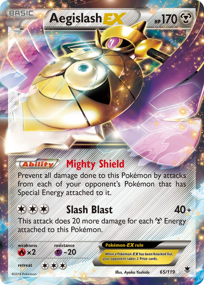 Aegislash-EX #65 Phantom Forces Pokemon card