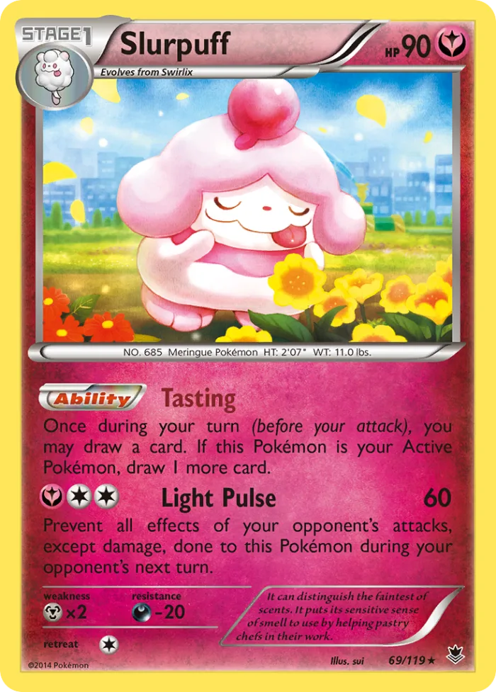 Slurpuff #69 Phantom Forces Pokemon card