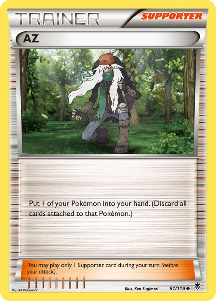 AZ #91 Phantom Forces Pokemon card