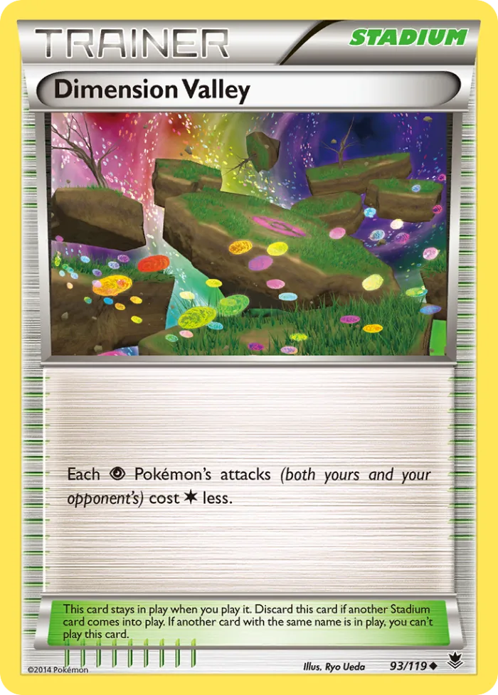 Dimension Valley #93 Phantom Forces Pokemon card