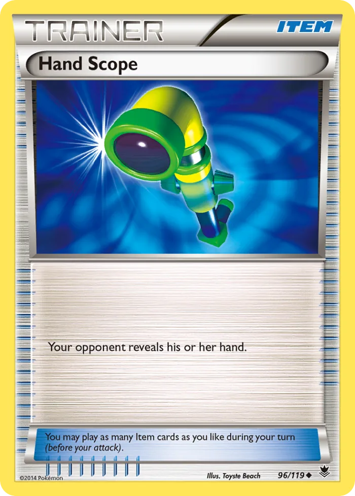 Hand Scope #96 Phantom Forces Pokemon card