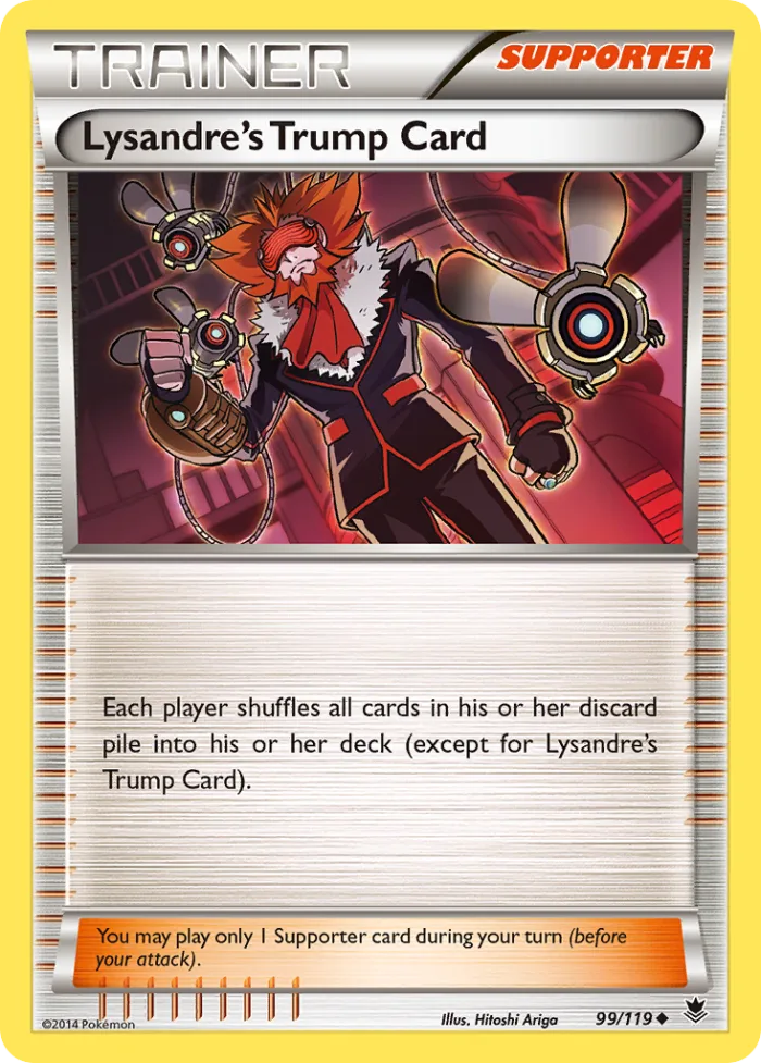 Lysandre's Trump Card #99 Phantom Forces Pokemon card