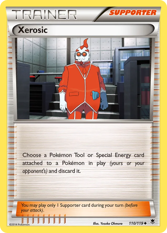 Xerosic #110 Phantom Forces Pokemon card