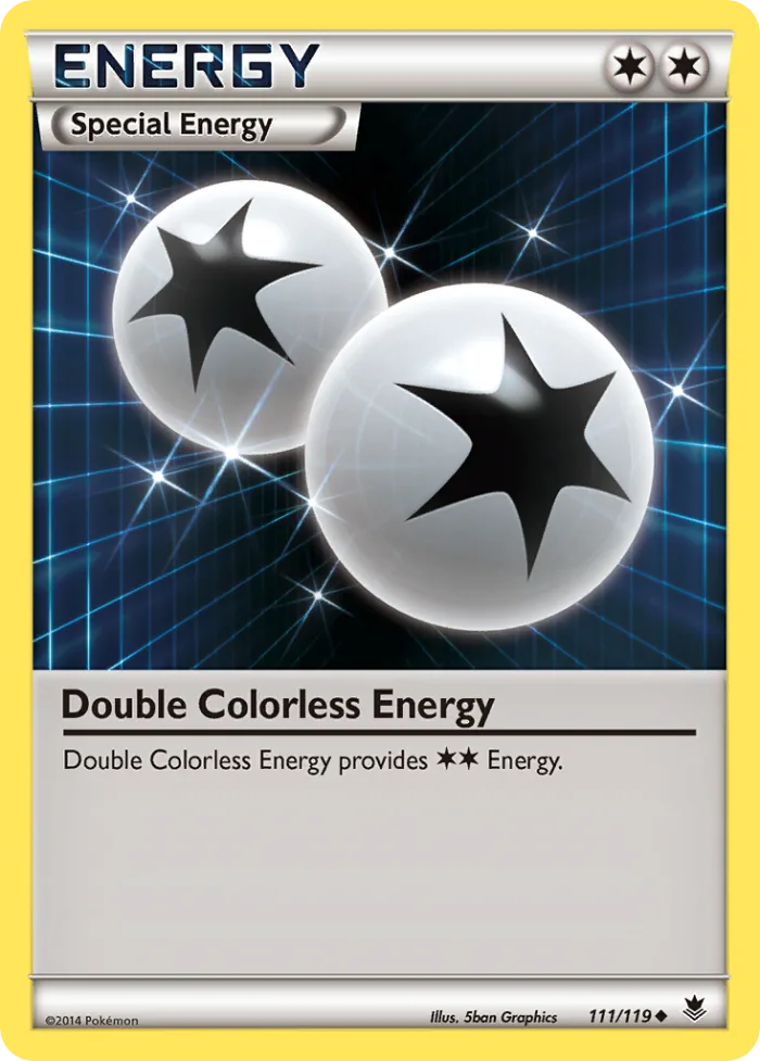 Double Colorless Energy #111 Phantom Forces Pokemon card