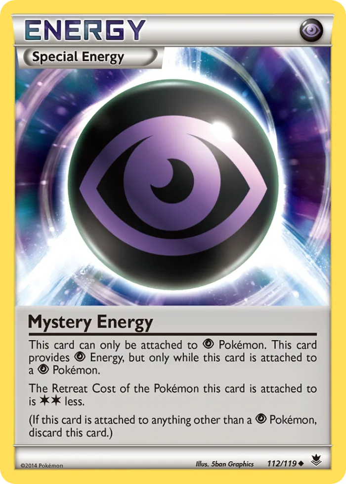 Mystery Energy #112 Phantom Forces Pokemon card