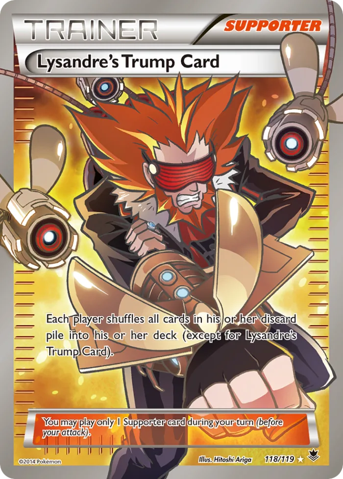 Lysandre's Trump Card #118 Phantom Forces Pokemon card