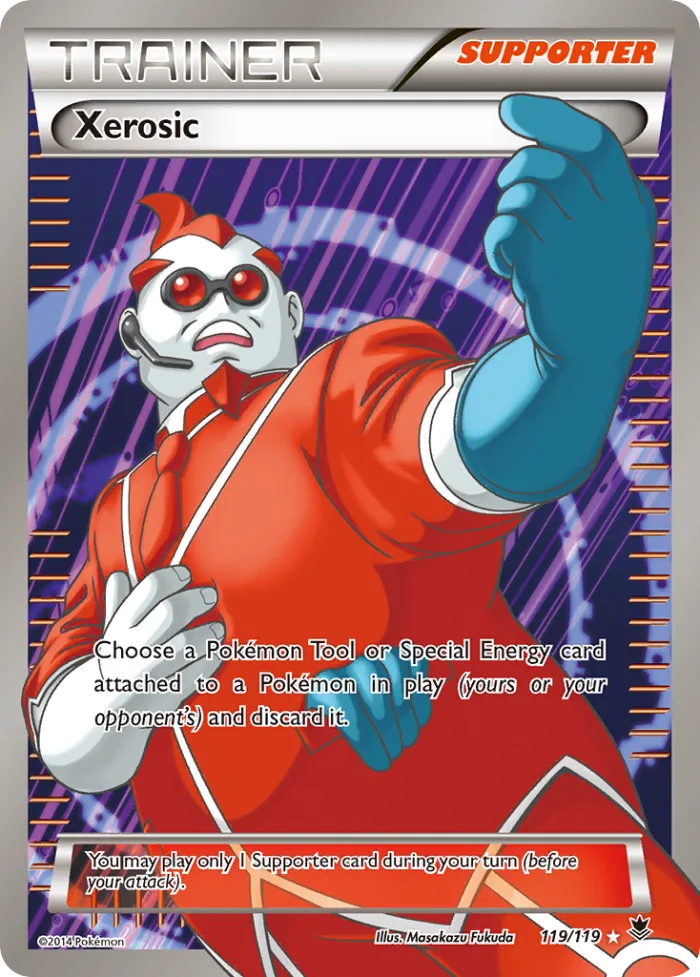 Xerosic #119 Phantom Forces Pokemon card