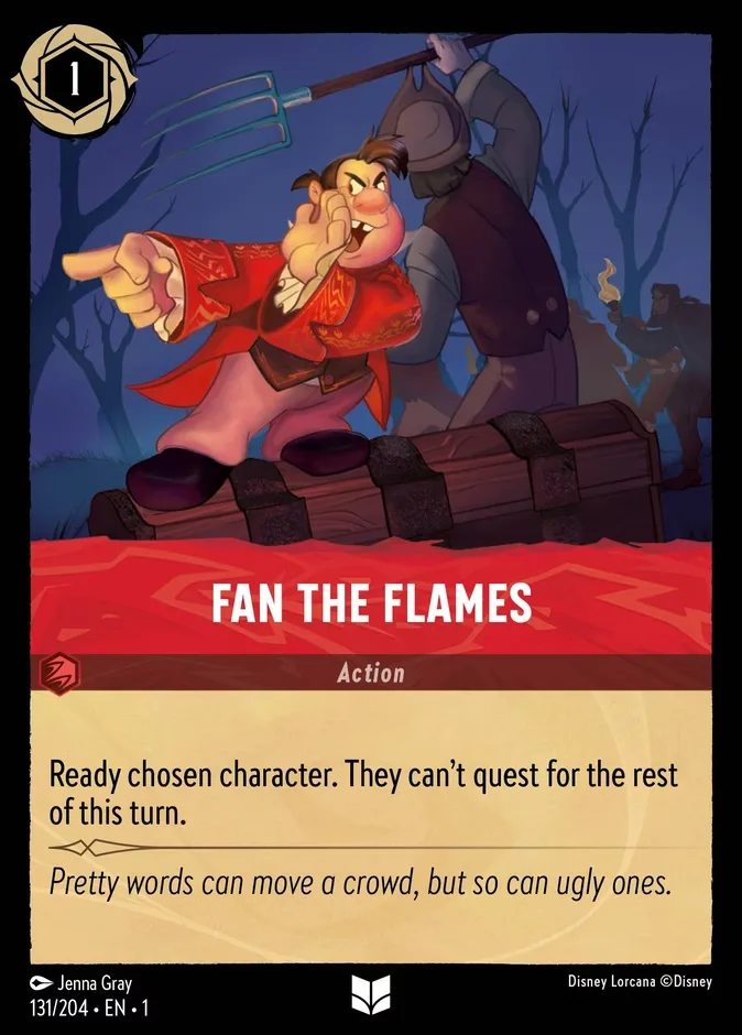 Fan the Flames #131 The First Chapter Disney Lorcana card