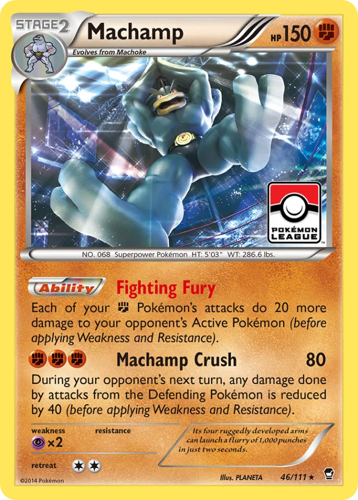 Machamp #46 Furious Fists Pokemon card