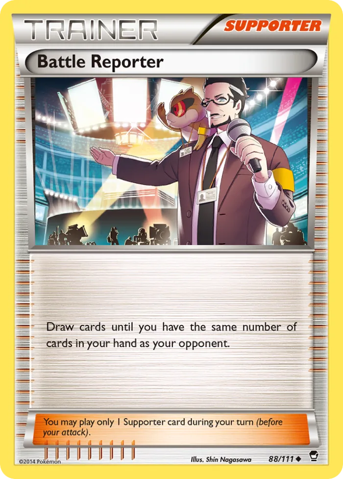 Battle Reporter #88 Furious Fists Pokemon card