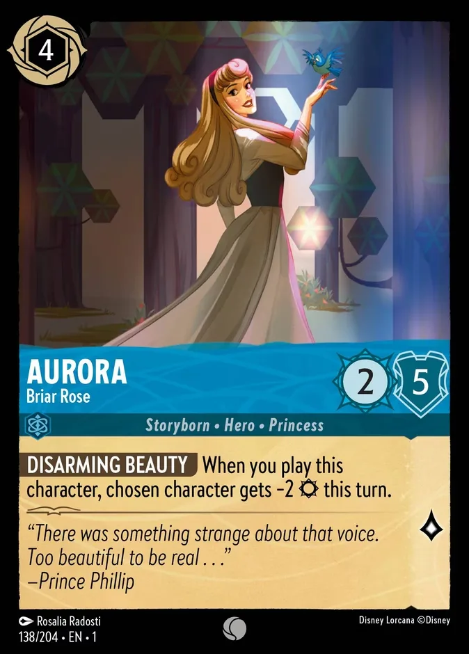 Aurora #138 The First Chapter Disney Lorcana card