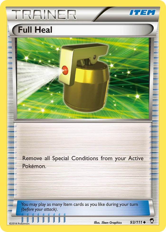 Full Heal #93 Furious Fists Pokemon card