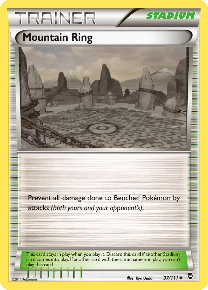 Mountain Ring #97 Furious Fists Pokemon card