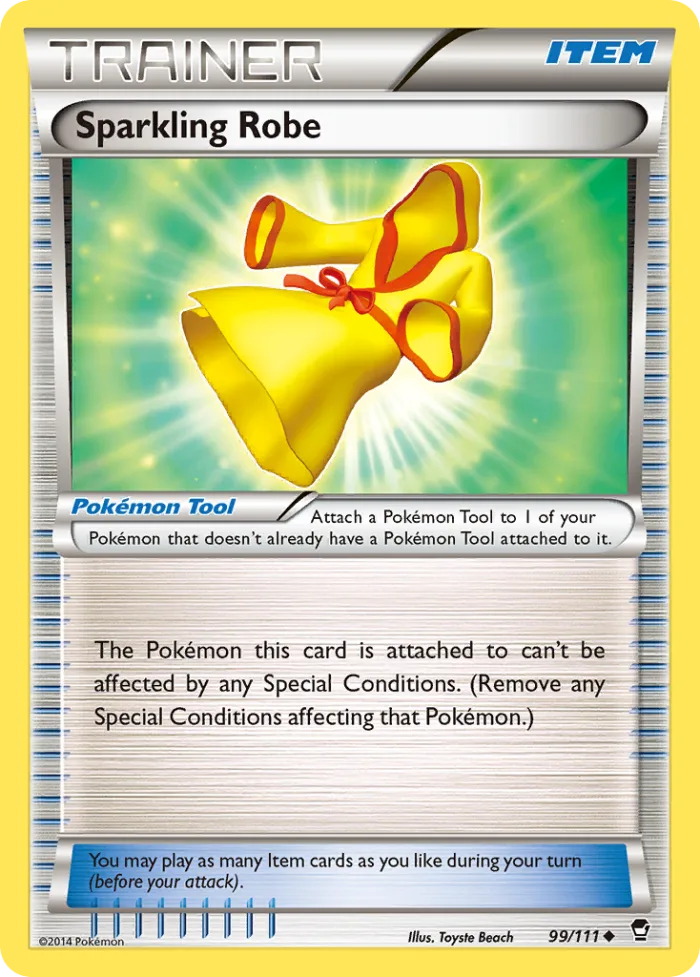 Sparkling Robe #99 Furious Fists Pokemon card